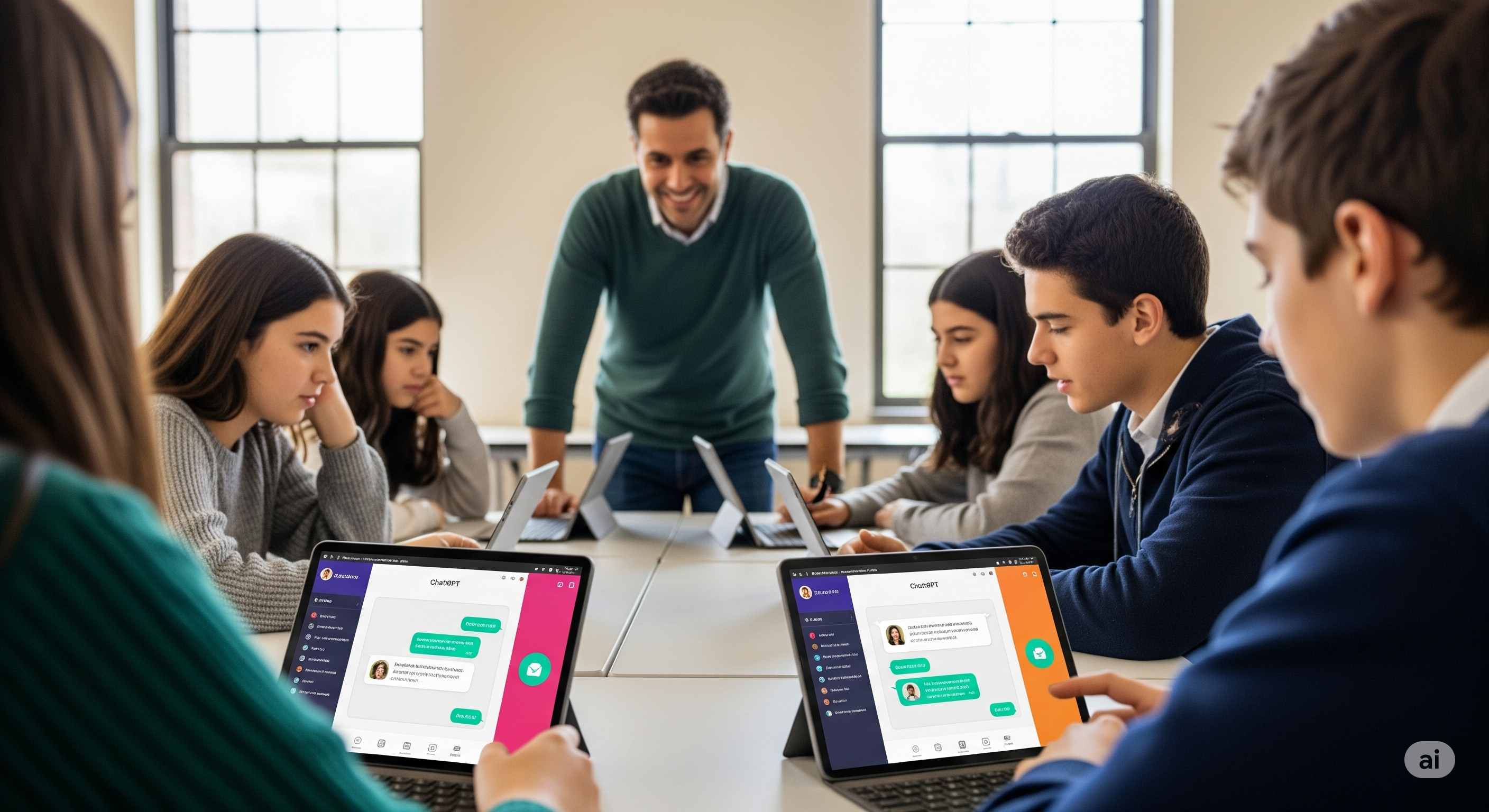 Profesores usando Almia - Ahorrando 6 horas semanales